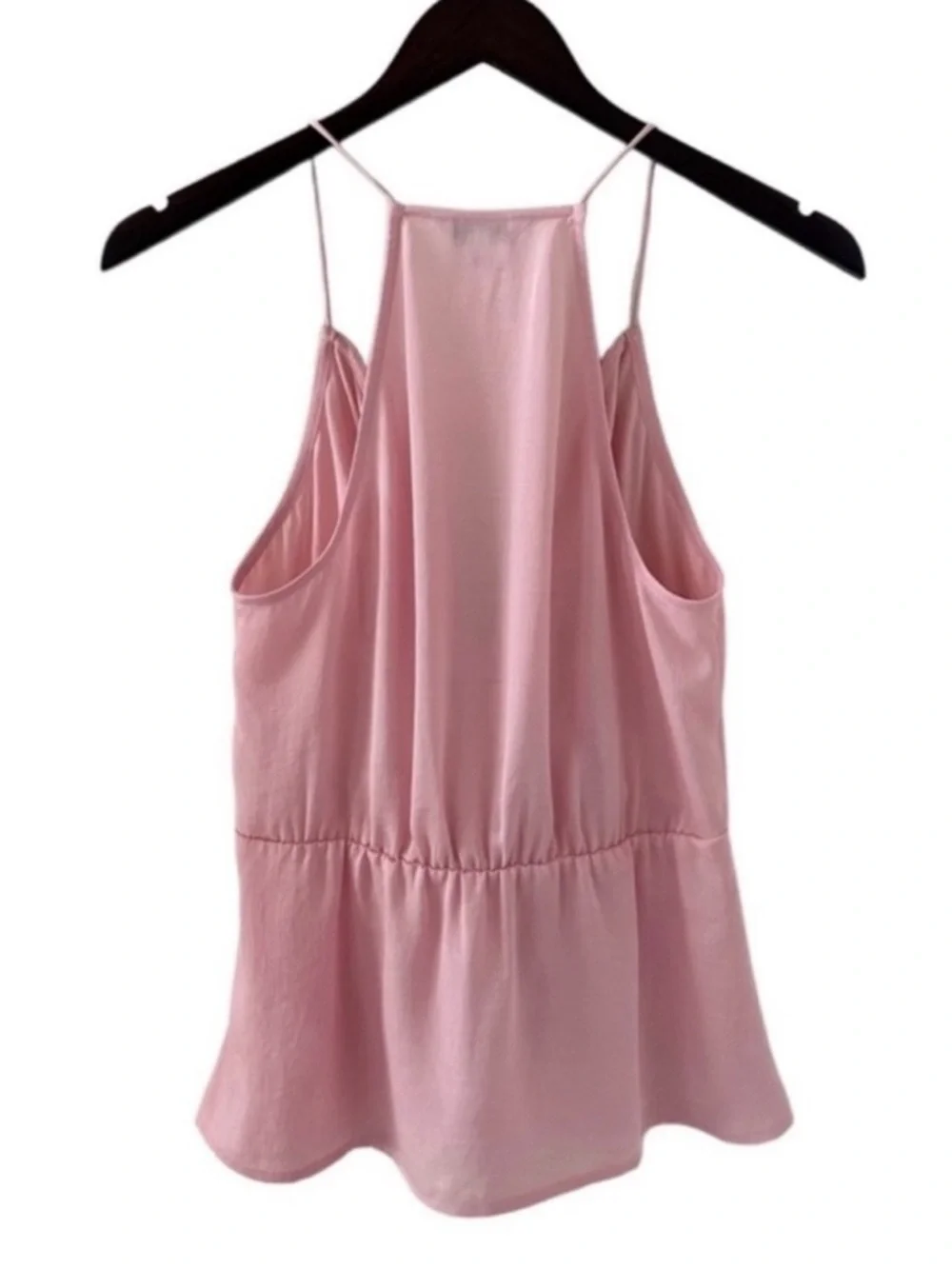 NEW Express Light Pink Sleeveless V-Neck Crossover Front Top Size Small - Picture 5 of 7